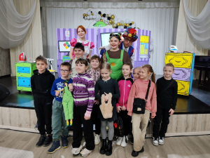 Performance-game &quot;Adventures in the Land of Electricity&quot;